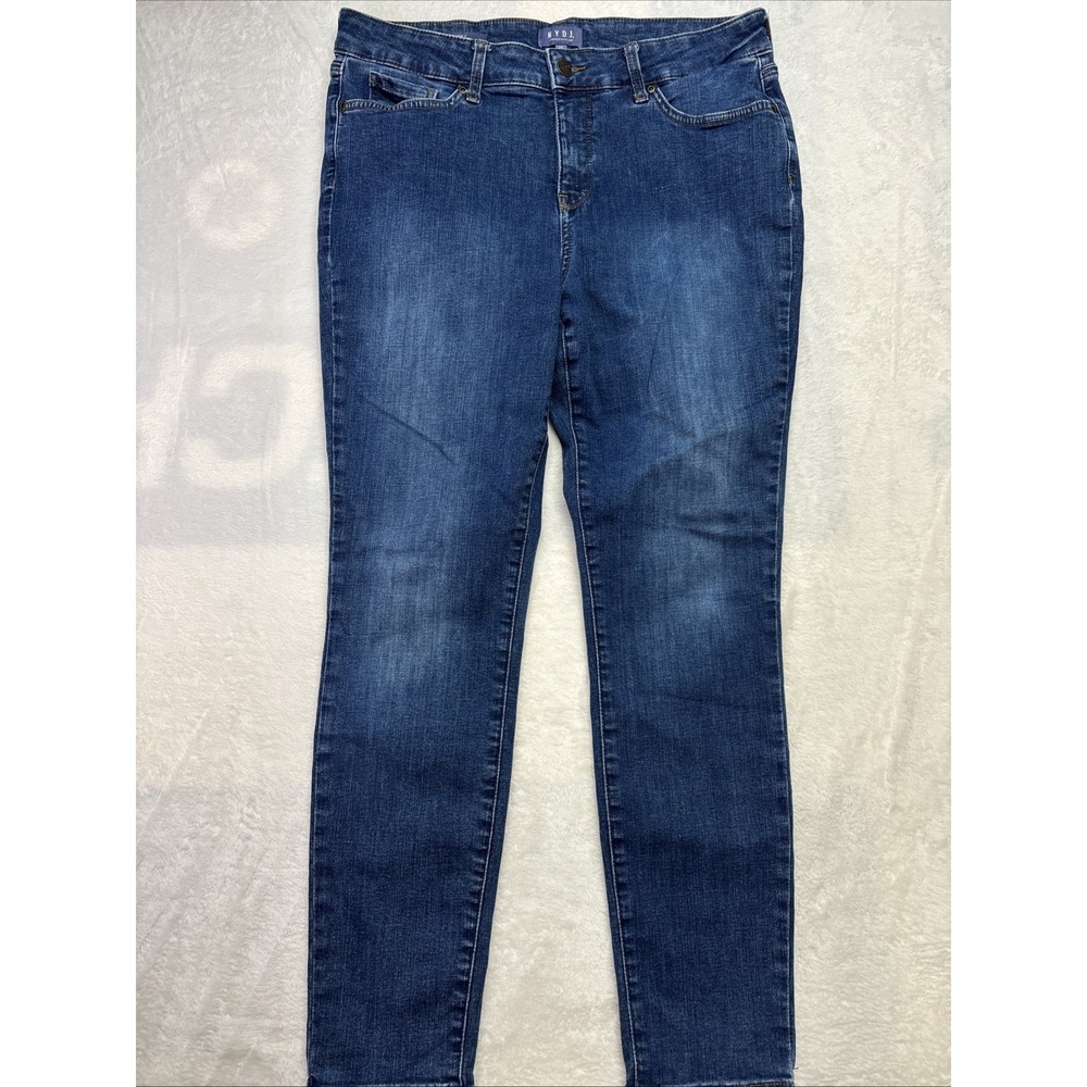 NYDJ Women's Skinny Medium Wash Jeans Size 10 Lift x Tuck Style #MSSD8706 NEW